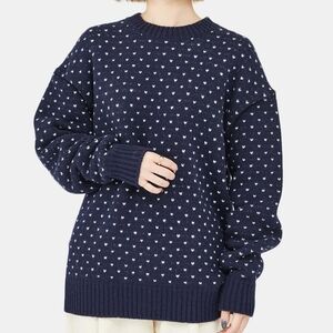 NWOT Vintage Cambridge Women's Dot Crew Sweater